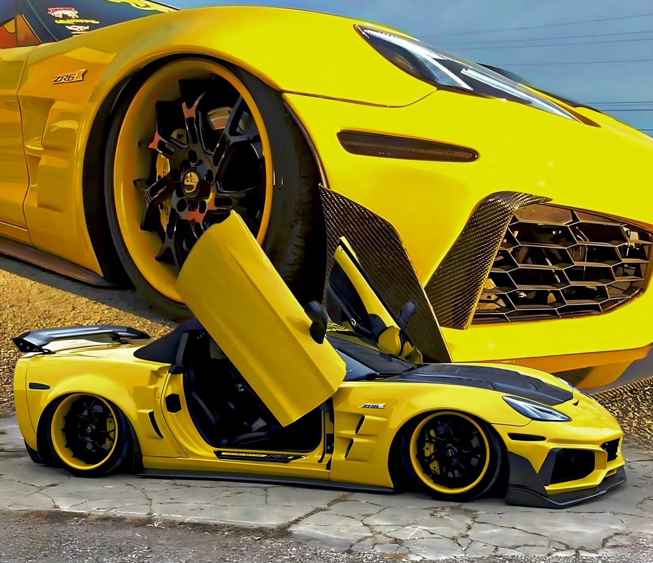 ZR7 C6 Z06 Corvette Bumper Conversion - Image 30